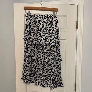 NWT Lewit Navy and White Women's Skirt, 8